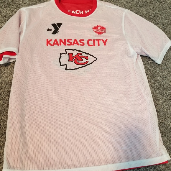 YMCA x KC Chiefs Mesh Reversible Jersey - Picture 3 of 5